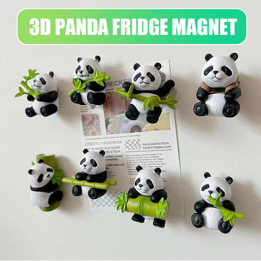 Kühlschrankmagnet mit 3D-Simulations-Panda