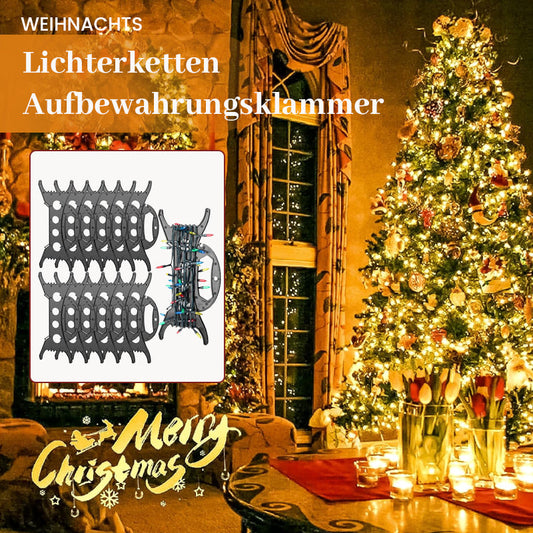 🎄✨ Weihnachts-Lichterketten-Aufbewahrungsklammer