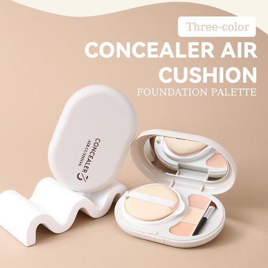 Dreifarbiger Concealer-Pad auf Puderbasis