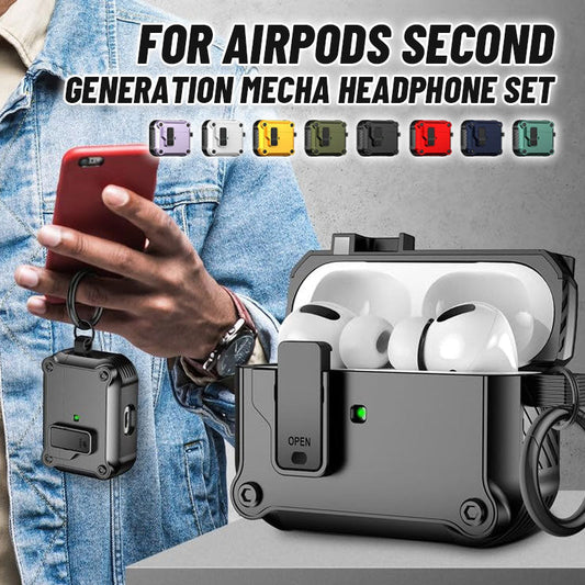 Für Airpods Zweite Generation Mecha-Kopfhörer-Set