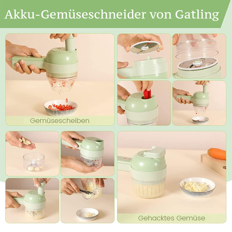 Kabelloser Gatling-Gemüseschneider 🍴